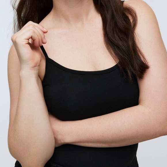 Madewell Black Tank Thong Bodysuit XS NWT - Picture 3 of 9